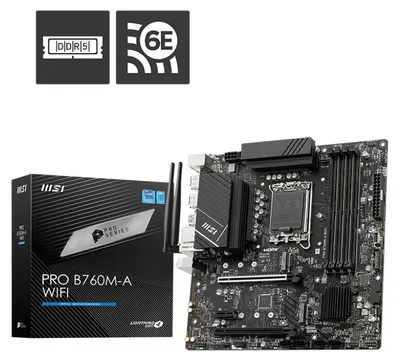 Produktbild von Msi 7D99-007R Pro B760M-A Wifi