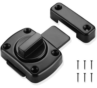 Produktbild von Türschloss, Zink, 55 x 40 x 23 mm, Schwarz