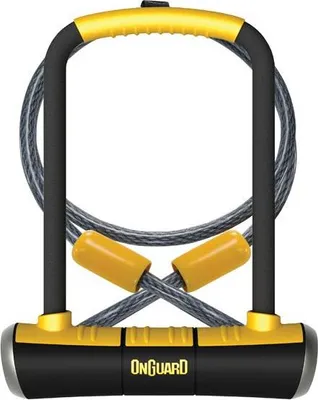 Zdjęcie produktu dla U-lock Onguard Pitbulll DT 8005 115 x 230 mm, Ø 14 mm, z kablem i uchwytem