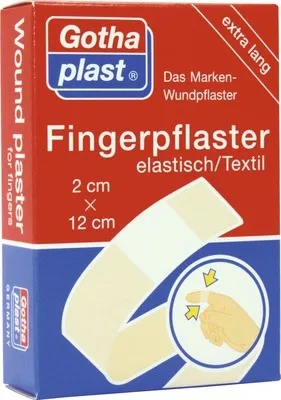 Produktbild von Fingerpflaster Gothaplast 2 cm x 12 cm, 10 St.