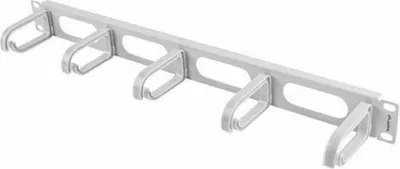 Produktbild von Lanberg AK-1205-S, Kabelmanagementtafel, Metall, Kunststoff, Grau, 1 Stück(e), 270 g