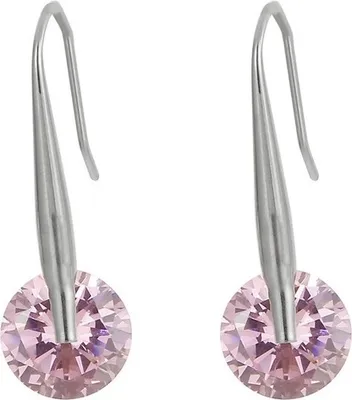 Produktbild von BR-20666 Ohrringe in Silber/Rosa – Eleganter Schmuck KP20666