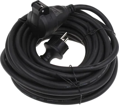 Zdjęcie produktu dla Przedłużacz CHACON HO7RN-F 3 x 1,5 mm² - 10 m - czarny