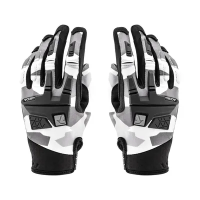 Image de ACERBIS CE X-ENDURO approuvé Enduro Motocross Gants Gris Noir Taille XXL
