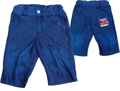 Produktbild von 73870 Disney Cars Jeans-Bermuda Junge Blau Gr. 104, bequeme und stylische Bermuda-Shorts für Jungen