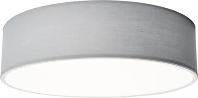 Produktbild von Deckenleuchte EINLICHT ''Fabric'' für 2x E27, Ø38cm, Blaugrau, Stoffschrim