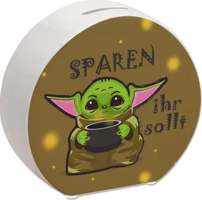 Produktbild von Science-Fiction Spardose mit Spruch Sparen ihr sollt