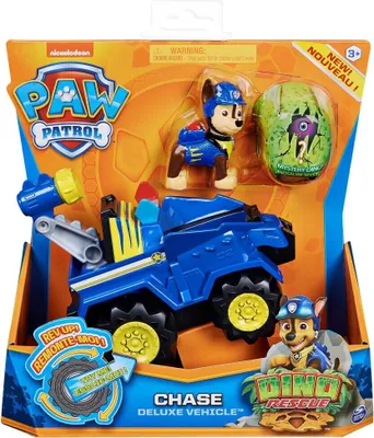 Produktbild von Paw Patrol Dino Rescue – Skye mit Fahrzeug, Figur & Ei