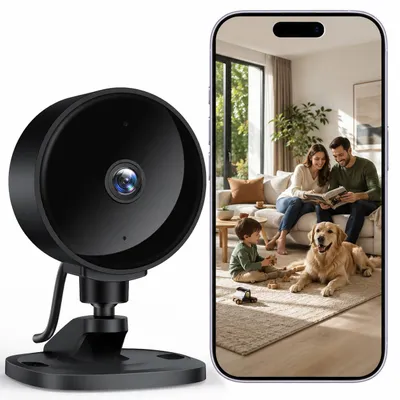 Immagine prodotto di Telecamera Wi-Fi interna 1080P con visione notturna e rilevamento del movimento