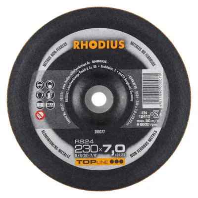 Produktbild von Rhodius Schleifscheibe RS 24 230x7,0x22,23mm Aluminium Topline - 200377
