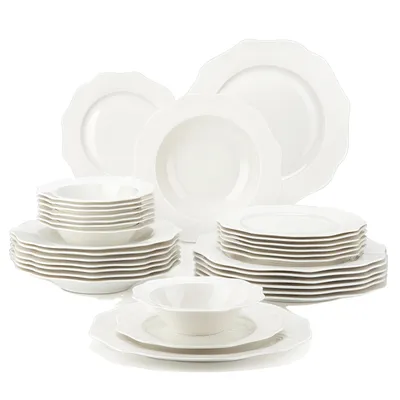 Produktbild von Tafelgeschirrset, vielseitig 16/32-teilig, hochwertiges Keramikmaterial , 32-TEILIG