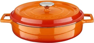 Immagine prodotto di LAVA Casseruola in metallo Ø 28 cm, 3,5 l, ghisa, arancione LAVA METAL LVYST28K2OR