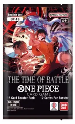 Produktbild von One Piece OP16 The Time of Battle Booster Englisch