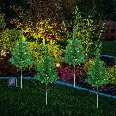 Immagine prodotto di Jayseuw Luci solari di Natale Solaire Extérieur con 8 modalità di luce 4W Garden Party Replica