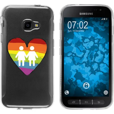 Produktbild von PhoneNatic Case kompatibel mit Samsung Galaxy Xcover 4 / 4s Silikon-Hülle pride Frauen M4