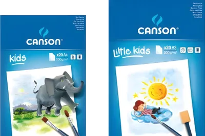 Image de CANSON C400015588 CANSON Malblock, DIN A4, 200 g/qm, 20 Blatt