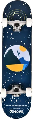 Produktbild von Skateboard Natur 79 x 19,7 cm dunkelblau/weiß