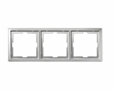 Produktbild von Merten artec aluminium silber Rahmen 3-fach 481360