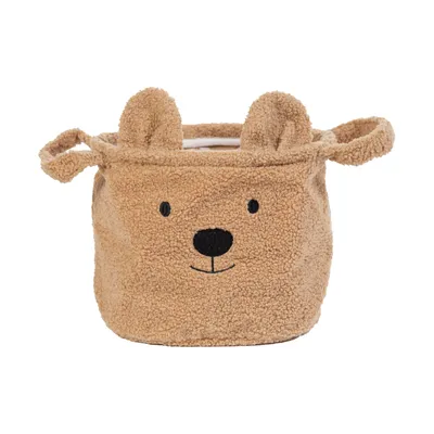Produktbild von CHILDHOME Aufbewahrungskorb Teddy 25x20x20 cm Beige