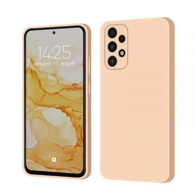 Produktbild von Liquid Silikon Hülle für Samsung Galaxy A53 5G - Farbe: Rosa - Modellkompatibilität: Für Samsung Galaxy A53 5G - Displayglas: Ohne 9H Displayglas
