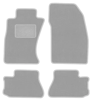 Productafbeelding van Velours automatten voor Mitsubishi 3000GT 1994-2001 (coupé) – 4-delig, grijs, op maat – Wielganizator OSLO