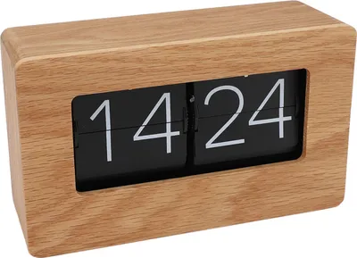 Zdjęcie produktu dla Automatyczny zegar biurkowy Flip Innowacyjny, minimalistyczny, 24-godzinny, automatyczny cyfrowy zegar biurkowy Retro do salonu, sypialni i gabinetu