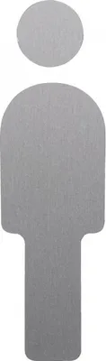 Produktbild von Dreifke® Schild | Piktogramm WC-Herren, ASR A4.1, Aluminium, selbstklebend, 1...
