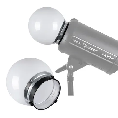 Obrázek produktu pro 15 cm měkká světelná koule pro fotografování, průsvitná difuzní koule, záblesková světelná koule, rozptylná kopule s držákem Bowens pro reklamní, umělecké, portrétní fotografické příslušenství