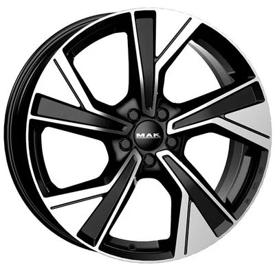 Obrázok produktu pre Zliatinové kolesá MAK MALMOE 7.5x19 5x108 ET 50 BLACK MIRROR