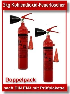 Produktbild von Doppelpack Feuerlöscher CO2