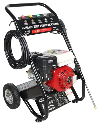 Image de Nettoyeur haute pression, moteur de 7,5 CV, 5 buses au choix, rouge