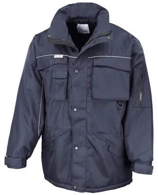 Imagen del producto de Chaqueta de trabajo para hombre, impermeable y cortavientos, modelo FK1009 (talla L) (azul marino/azul marino)