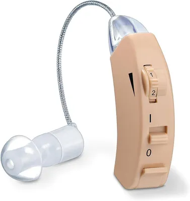 Produktbild von Beurer HA 50 Hörgeräuschverstärker, Rauscharme Wiedergabe und Verstärkung aller Geräusche, ergonomische Passform und drei Aufsätze für den Gehörgang