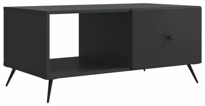Obrázek produktu pro vidaXL Konferenční stolek černý 90 x 50 x 40 cm dřevotřísková deska