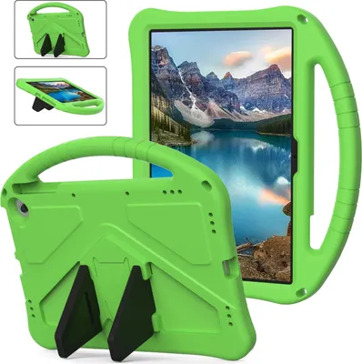 Produktbild von Kinder Hülle für Google Pixel Tablet 11 (2023), Eva Leichte Stoßfeste Ständer, Kids Griff Schutzhülle Grün