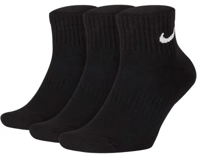 Immagine prodotto di Nike - Calzini imbottiti alla caviglia da uomo - Uso quotidiano (confezione da 3) PP1369 (42 EU - 47 EU) (Nero)
