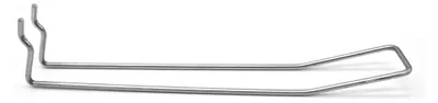 Produktbild von 50 Stück Schlaufenhaken 12 cm für Lochwand verzinkt Blisterhaken Lochwandhaken Lochplattenhaken 120 mm