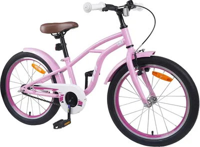 Produktbild von vidaXL Kinderfahrrad 22 Zoll für 7-12 Jahre alt Hellrosa