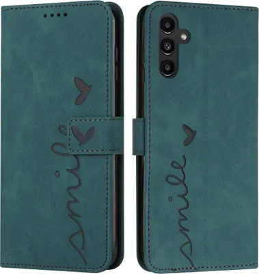 Produktbild von Samsung Galaxy A17 / A26 / A16 Hülle - Coverup Smile Klapphülle - Grün