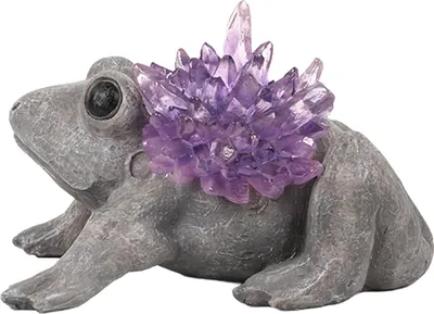 Produktbild von Hören-Nicht Sehen-Nicht Sprechen-Nicht Gnome Figur Harz Faux Kristall Garten Zwerg Frosch Eule Statue für Home Tabletop Yard Rasen Terrasse Decor