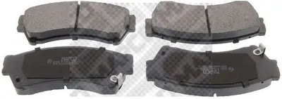 Produktbild von MAPCO 6352 Bremsbeläge Satz Vorne für MAZDA 6 Kombi (GH) 6 Schrägheck (GH) 6 (GH)