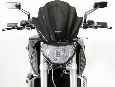Produktbild von Windschutzscheibe MRA Racingscheibe NRM schwarz mit ABE für Yamaha MT-09