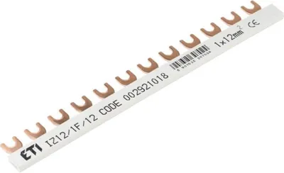 Produktbild von Gabelanschluss-Sammelschiene 1P 80A 12mm2 (12 Module) IZ12/1F/12 002921018