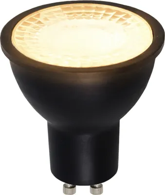 Produktbild von Olucia ANTONIE – GU10 LED-Lampe – 3W – 2700K – Schwarz