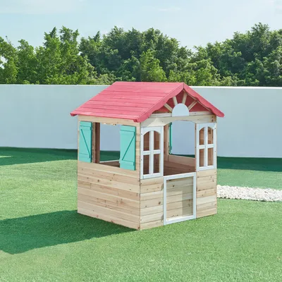 Produktbild von Kinderspielhaus 'Lulä' Spielhütte 130x115x101 cm Holz