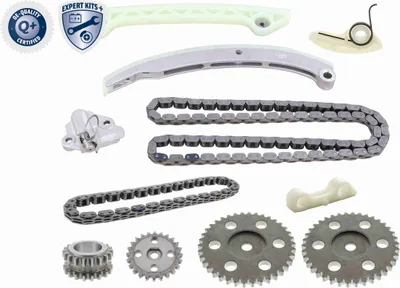 Produktbild von VAICO V25-10004-SP Steuerkettensatz Steuerkette für FORD Fiesta Mk5 Schrägheck (JH1, JD1, JH3, JD3) MONDEO IV Turnier (BA7) Focus II Schrägheck S-MAX