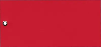 Produktbild von Anhänger blanko, rot, Karton, 66x140mm, 100/VE