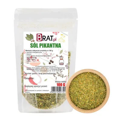 Obrázok produktu pre Pikantná soľ 100g Brat.pl