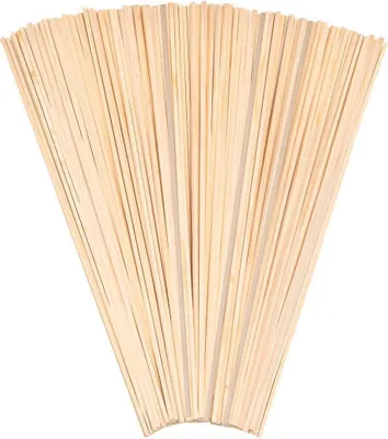 Produktbild von Tyčinky na cukrovú vatu drevené štvorcové tyčinky na cukrovú vatu Ø 4 mm dĺžka 40 cm 100 kusov