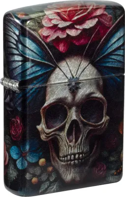 Zdjęcie produktu dla Zapalniczka Zippo Czaszka i Kwiaty 60007540